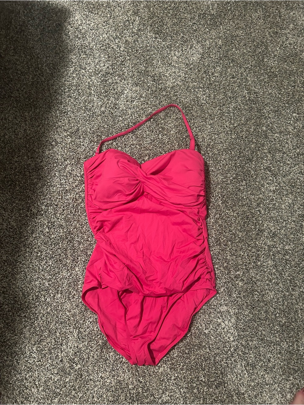 Women’s one-Piece Swimsuit - Bright Pink 12